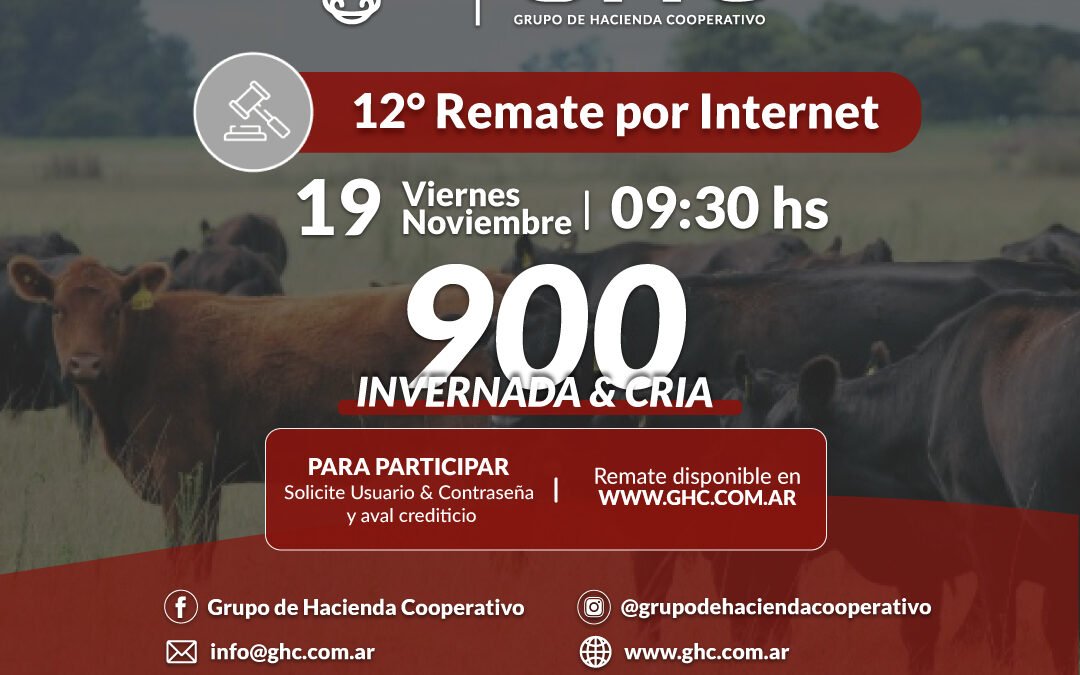 12° Remate por Internet