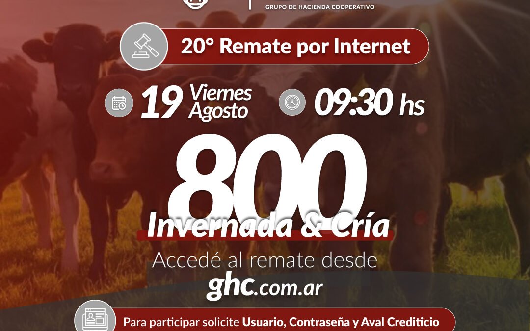 20° Remate Por Internet