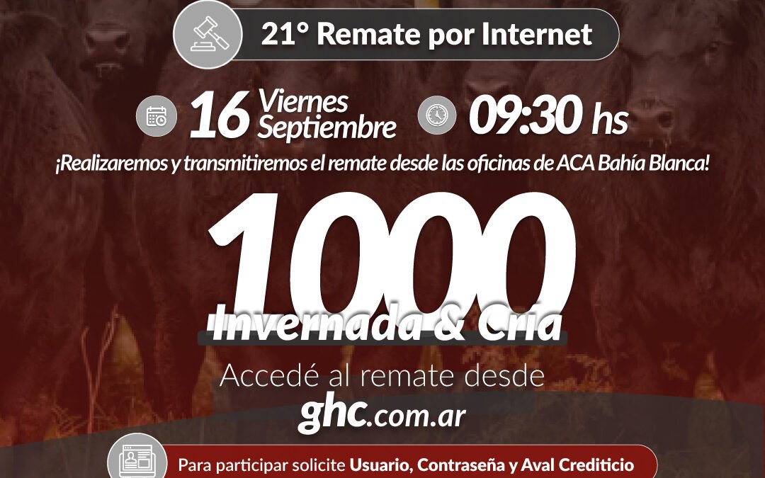 21° Remate Por Internet