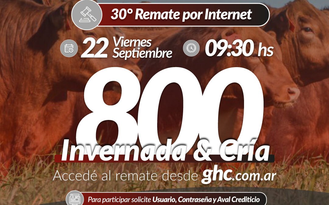 30° Remate Por Internet