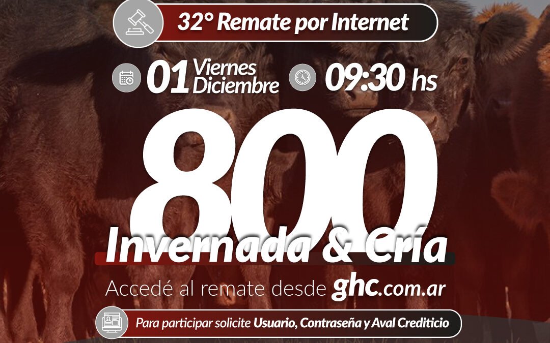 32° Remate por Internet